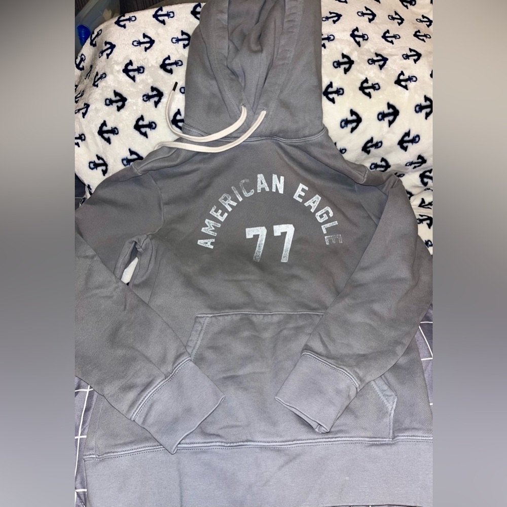 American Eagle Gray Size Small Sweatshirt- Men’s/Unisex